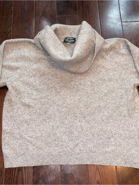 Vintage Lambs Wool/Rabbit Light grey Turtleneck Sweater